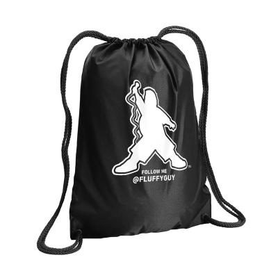 China Durable Polyester Custom Promotional Waterproof Drawstring Bag, Sports Backpack, Non Woven Fabric Shoe Gift Bag With Logo Printing for sale