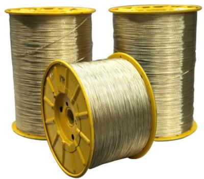 China MANUFACTURING High Quality 7/0.33mm Brass Plated Steel Hose Wire For Hose Reinforcement for sale