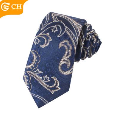 China 2021 Adult New Arrivals Customize Polyester Necktie Jacquard Mens Floral Tie for sale