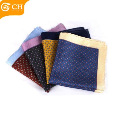 China Other Fashion Digital Printing 100% Popular Custom Wholesale Silk Pocket Squares Silk Handkerchief for sale