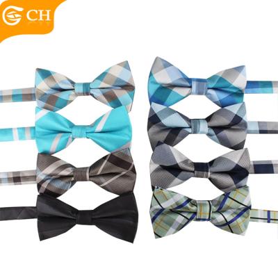 China Various Designs 2021 Wholesale Mens Polyester Silk Bow Tie For Business Adjustable Professional Bow Ties for sale