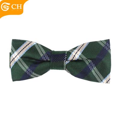 China Checked Custom Made Mens Fashion Accessories Multiful Color Polyester Bow Ties for sale