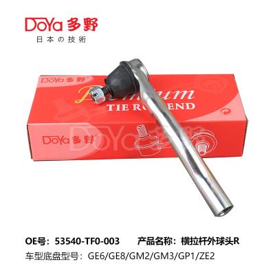 China DOYA OE Technology Tie Rod End For FIT GE#GP# JAZZ GE# / GG# CR Z ZF# Model Upgrade for sale