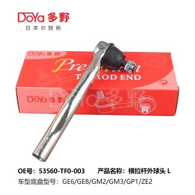 China OE Technology And Finishing TIE ROD END By DOYA with OE NO 53540-TF0-003 for sale