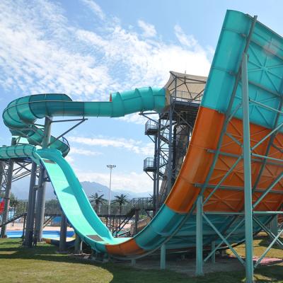 China Water Parks / Aqua Park / Outdoor Playground Customized Products Boomerango Water Slides Rides For Water Theme Park for sale