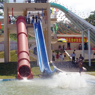 China Water Parks Amusement Water Park Fiberglass Swimming Pool Water Slides For Sale for sale