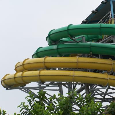 China Durable Fiberglass Water Slide Water Play Equipment For Sale for sale