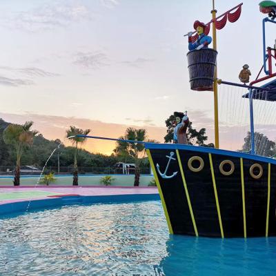 China Resort Pool Water Play Equipment Pirate Ship for sale