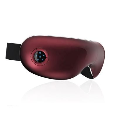 China Battery Operated Foldable USB Heat Infrared Vibration Care Eye Mask Charging Massager for sale