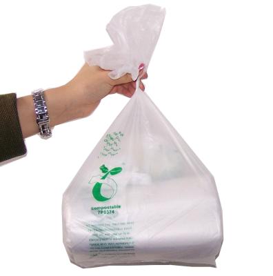 China Home Household Products Use Composatble Plastic Bag Bin Liner 100% Biodegradable Kitchen Waste Bag for sale