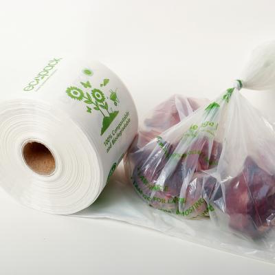 China Recyclable Vegetable Sack Fruit Sack Product Bags On Roll for sale