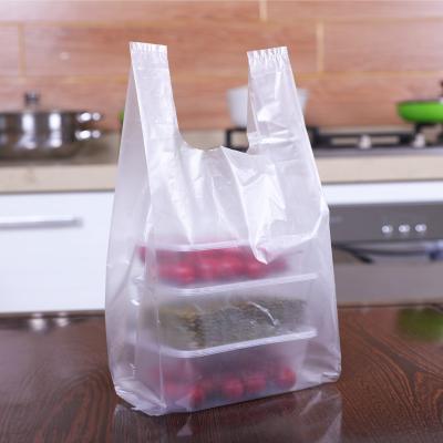 China Recyclable Food Packaging Bags Biodegradable Plastic HDPE Waste Bolsa De Plastico Takeaway Bag for sale