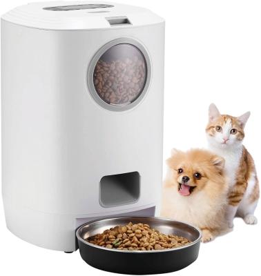 China Dry Time S Amazon Programmable Dry Dog Food Lcd Auto Wifi Pet Auto Connected Smart Feeder for sale