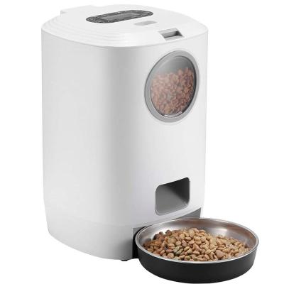 China Automatic Slow Food Bowl with 6 Two-way Cat Meal Dog App Control Wifi Tuya Smart Pet Auto Feeder for sale