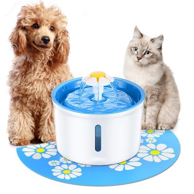 China Drinkwell pro automatic swan led pet miusay fountain with yellow/green/blue FCC drinking station for sale