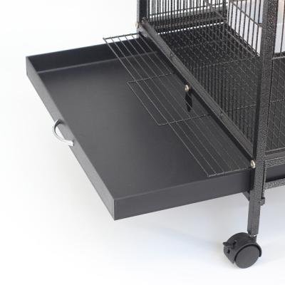 China Large Breathable Quail Metal Houses Carriers Breeding Large Parrot Wholesale Price Parrot Pet Bird Cage for sale