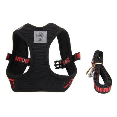 China Reflective Custom Sublimation Dog Figure Metal Leash Assembly Strap Radio Horse Chest Pet Set Cat Harness for sale