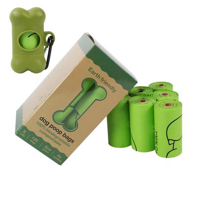 China Viable Earth Strong Rated Dog With Environmental Package Box Poop Bag Scented Thickening Pet Include HDPE Pbat Epi Pe Pla Corn Starch for sale