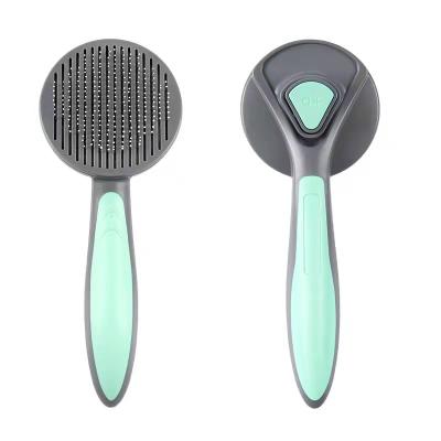 China Viable Tick Plastic Grooming Tool Dog Flea Cleaning Brush Knot Bath 2 UV In 1 Pet Comb Comb Pet for sale