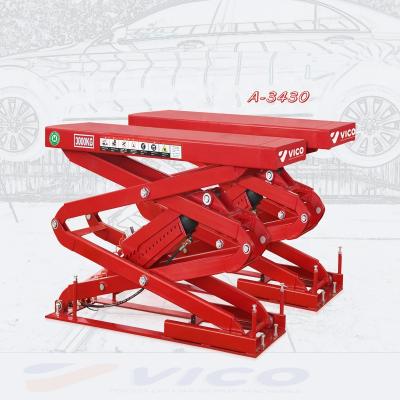 China VICO In-ground Scissor Lift Car Scissor Lift V-JSX-A-3430 4000KGS for sale