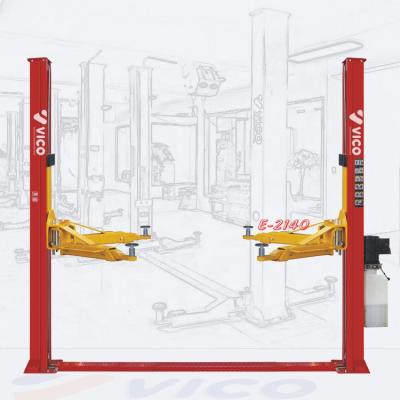 China VICO 2 Post Car Lift Manual Actuator Two Side Mechanical Lift V-LZW-E-2140 Factory Outlet 4000KGS for sale