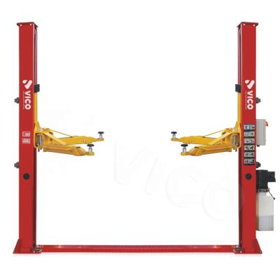 China Professional Electric 2 Post Car Lift Vehicle Lift Vico 2 Column Crane Vehicle Maintenance Floor Plate 2 Post Car Lift V-LZW-B-2140 For Sale for sale