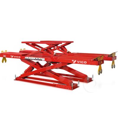 China Car Repair Maintencance Lifting Vico Brand New Heavy Duty Wheel Alignment Scissor Lift 4S Shop Scissor Lift V-JSZM-D-8350 for sale