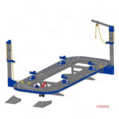 China VICO Auto Body Frame Machine Car Chassis Repair Platform Straightening Repair Bench #VF5000 Factory Outlet With CE 3500kgs for sale