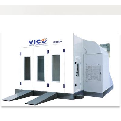 China Vico Diesel Type Painting Booth European Car Spray Booth #VPB-SD55 7000*5200*3370mm (L*W*H) for sale