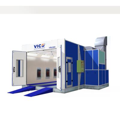 China Vico hot sale spray booth car paint paint spray booth oven VPB-E800 baking interior size: 6900L*3900W*2650H for sale