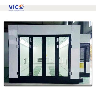 China Auto Spray/Vehicle and Oven Vico Car Spray Booth Paint Baking Spray Booth VPB-SD88 with CE for sale