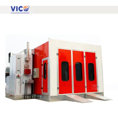 China Collision Car Vico Vehicle Baking Spray and Repair Spray Diesel Room Downdraft Burner Spray and Bake Booth VPB-SD68 for sale