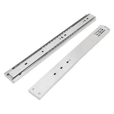 China Modern Auto Mount 45Mm Automobile Triple Extension Slide Heavy Duty Drawer Slides for sale