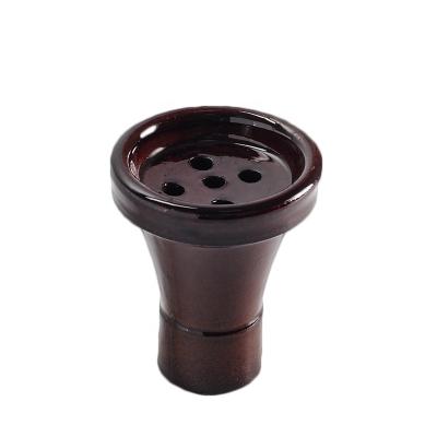 China Hookah Smoking Accessories Top Sell Hookah Bowl Shisha Bowl Ceramic Head Clay Shisha Bowl Clay Hookah Accessories for sale