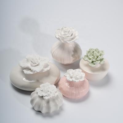 China Viable Air Freshener Diffuser Plaster Scented Flower For Ceramic Air Freshener Wholesale Price From Factory for sale