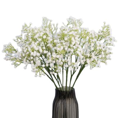 China Silk +plastic GM Babys Breath Artificial Flowers, Fake Flowers Gypsophila Bouquet Artificial Real Touch PU Flower for Decoration for sale