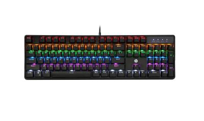 China HP Wired Gaming Keyboard GK320 Two Color Secondary Injection For Characters for sale