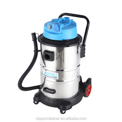 China Eco-friendly Sippon 50L Stainless Steel Large Outdoor Industrial Wet Dry Cordless Vacuum Cleaner Used For Factory for sale