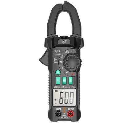 China LCD Display Electronic AC Digital Multimeter Clamp Meter Ammeter FY212 for sale