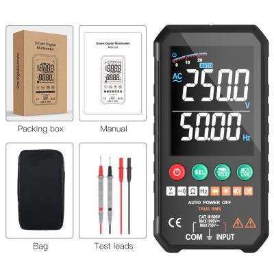 China MastFuyi 6000 Counts 1000V Professional High Accurate Duty Multimetro Hertz NCV C uF Ohm DC Live Voltage Meter FY107C for sale