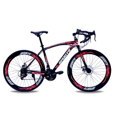 China New Popular 21/24 Fashion Carbon Steel And Aluminum Alloy Frame Road Bike for sale