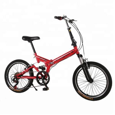 China FREESTYLE Foldable 6 Speed ​​Steel Frame 20 High Carbon Aluminum Rim V Brake/Disc Brake Spoke Cheap Bike Bicycle for sale