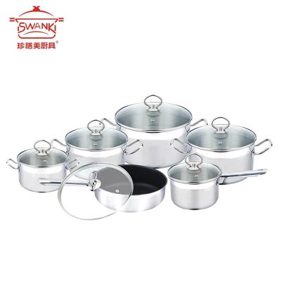 China Sustainable Casserole Cookware German Cookware Sets Cooking Pots Non Stick Cookware for sale