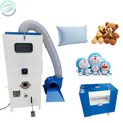 China Cushion Polyester Fiber Opening Teddy Bear Toy Filling Machine Soft Plush Toys Pillow Stuffed Cotton Fiber Sofa Cushion Stuffing Machine for sale