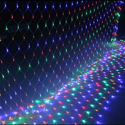 China Clear Plastic Wire+LEDs 1/6 Mesh Fairy String Light net 192 LEDs 9.8ft x 6.6ft with 30V Decoration for Wedding Party Party Wall Backyard for sale