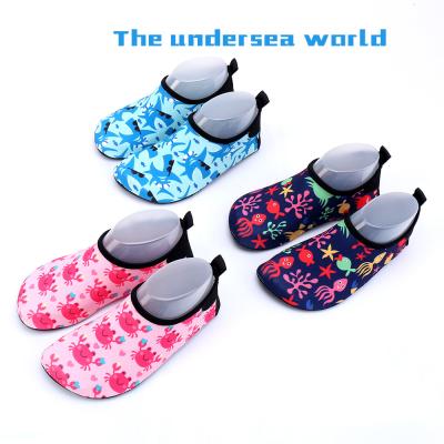 China Custom Non Slip Shoes Kids Coral Reef Kids Coral Reef Beach Kayaking Ocean Rubber Water Sports River Sea Swimming Barefoot Skin Quick Drying Shoes for sale