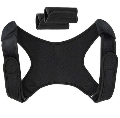 China New Design Therapy Posture Corrector Clavicle Back Brace Belt Support Hook Adjustable Unisex Lumbar and Adult Back Buckle Back Braces for sale