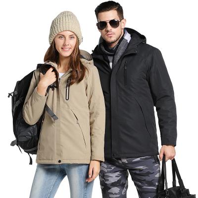 China Sustainable Heated Jacket Customized Mens Womens Thermal Pile Winter Waterproof Heated Jacket For Mens Womens for sale