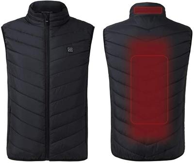 China Winter Heated Outdoor Warm Smart Temperature Control Anti-wrinkle Vest Heated Vest With Battery Pack for sale