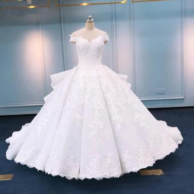 China Suzhou Anti-static Simple White Elegant Wedding Dress for sale